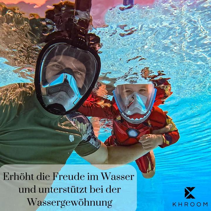 Actual product image Khroom CO2-sichere Schnorchelmaske für Kinder ab 3 Jahren