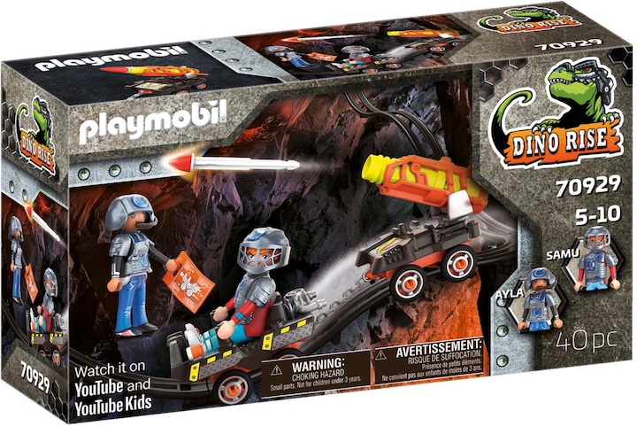 Immagine prodotto Playmobil Dino Mine Raketenkart (70929, Playmobil Dino Rise)