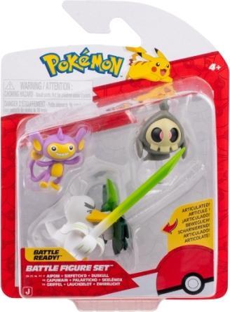 Produktbild Pokémon Figurka Pokemon POKEMON BATTLE FIGURE 3 PK DUSKULL AIPOM SIRFETCH