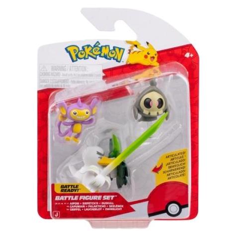 Pokémon Figurka Pokemon POKEMON BATTLE FIGURE 3 PK DUSKULL AIPOM SIRFETCH