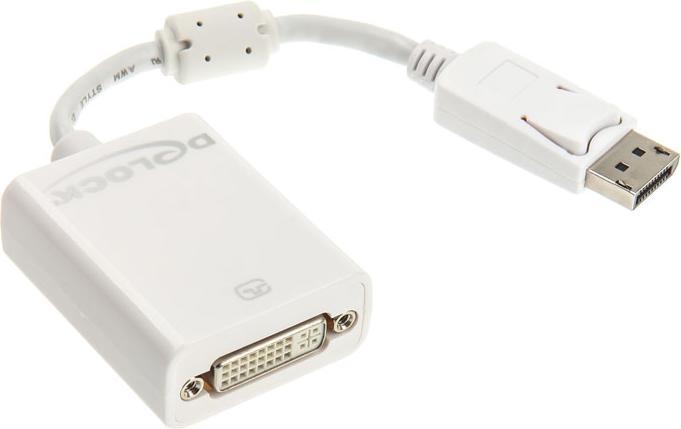 Productafbeelding Delock Monitoradapter DP St naar DVI24+5-Bu wit (DVI, 12.50 cm)
