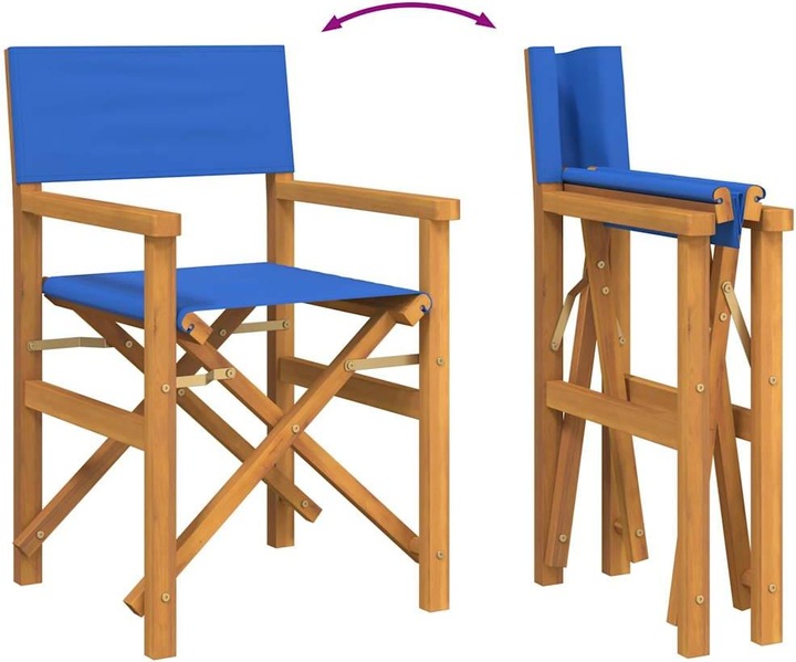 Produktbild VidaXL Regiestühle 2 Stk. Klappbar Teak