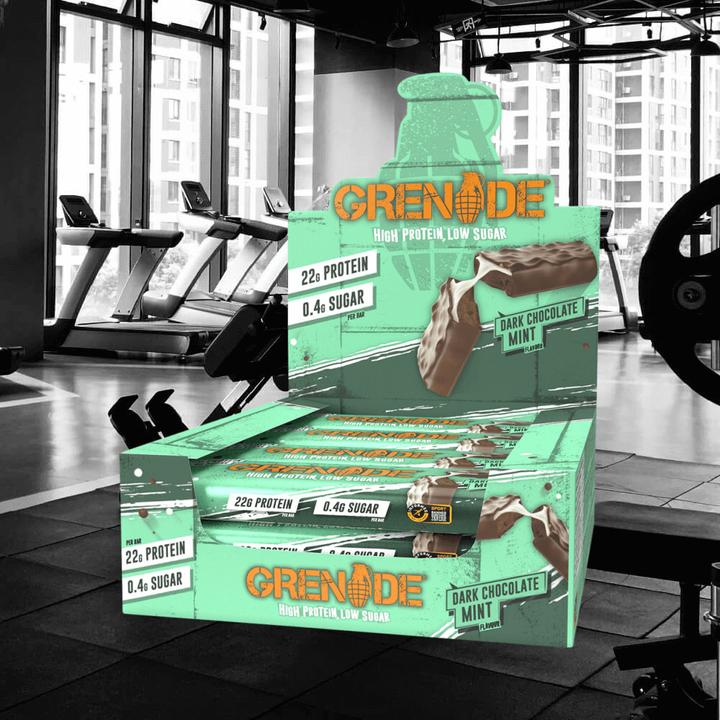 Image du produit All Stars Barre protéinée Grenade Carb Killa (Mint, Dark Chocolate, 1 pcs, 720 g)