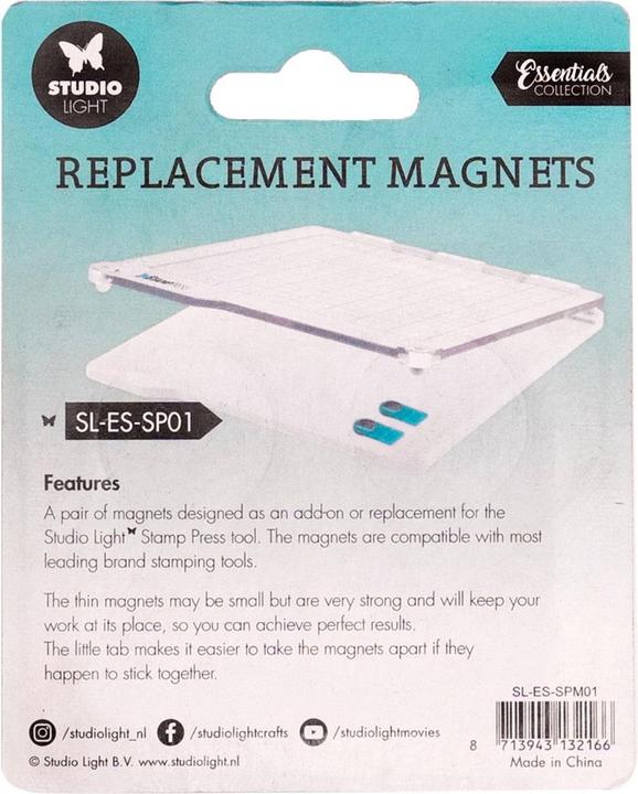 Actual product image Studio Light | Essential tools stamp press magnets