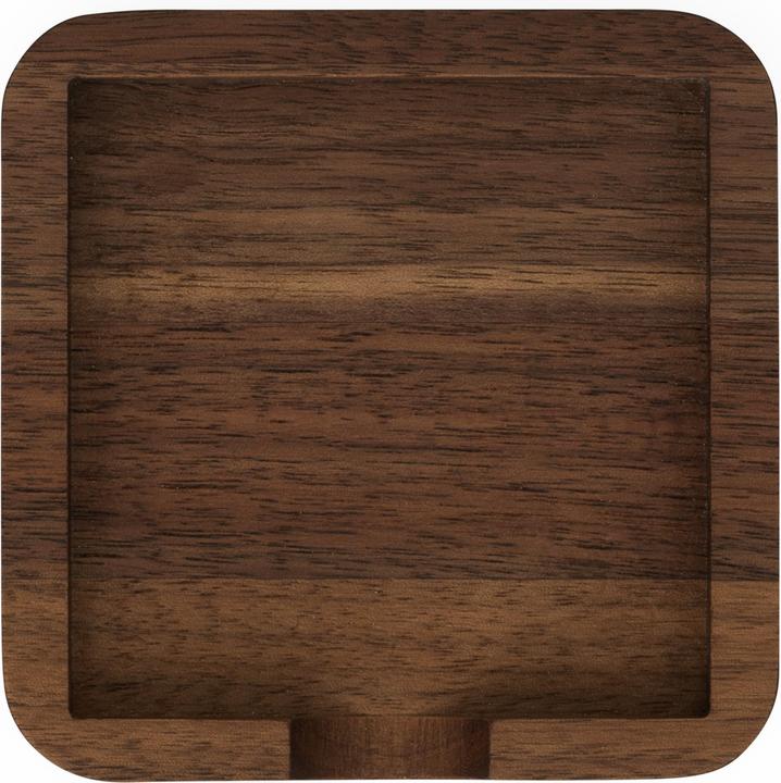 Image du produit Oakywood Sticky Notes Tray (OakyBlocks) - Kleines Holztablett für Haftnotizen - Walnuss -