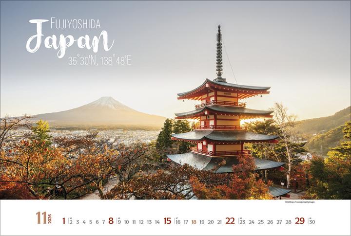 Produktbild Verlag Bildkalender Around the World 2026, Papierformat: Kein (Kein)