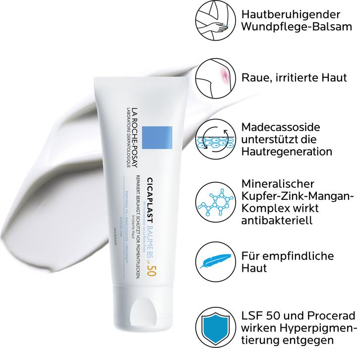 Actual product image La Roche Posay Cicaplast Baume (Suntan cream, SPF 50, 40 ml)