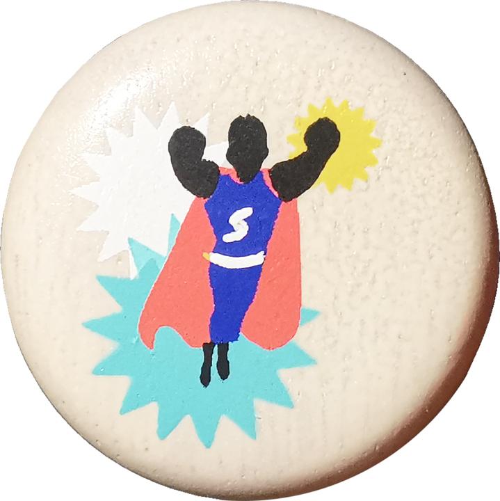 Actual product image Spielba Milk Tooth Can Superman