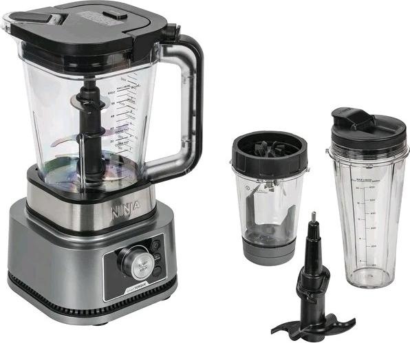 Productafbeelding Ninja CB350EU Foodi 3-in-1 Power Nutri Blender & Auto-iQ 1200 W (EU-stekker, 1200 W)
