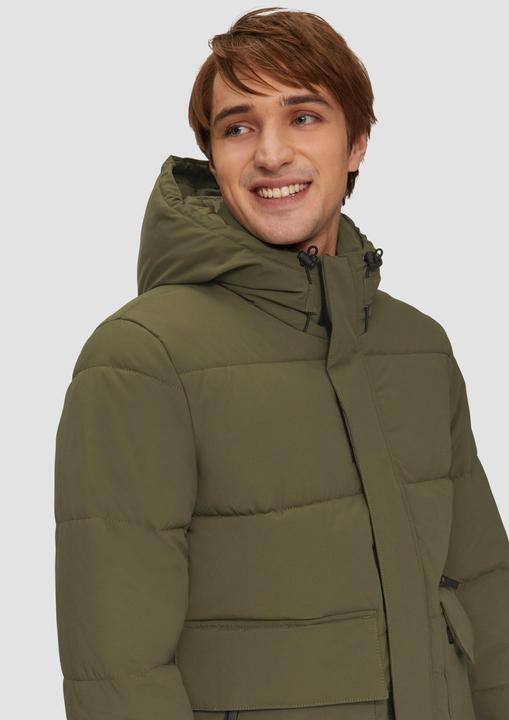 Immagine prodotto S.Oliver Outdoor-Jacke Gesteppte Winterjacke mit Kapuze und Innenkragen (XXL)
