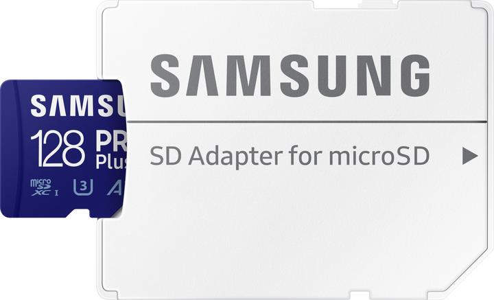 Image du produit Samsung Pro Plus (128 Go, microSDXC, U3, UHS-I)