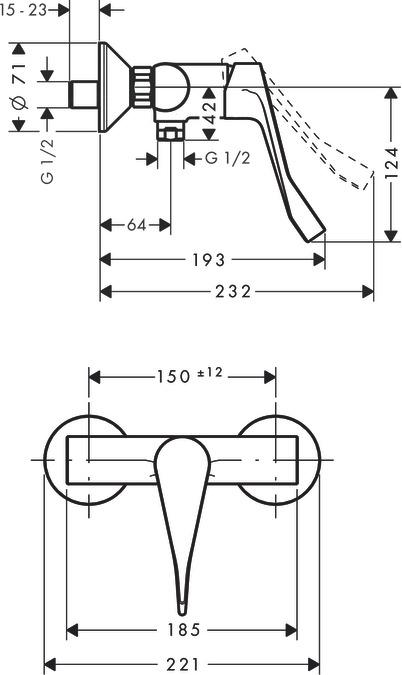 Produktbild hansgrohe Focus Chrom