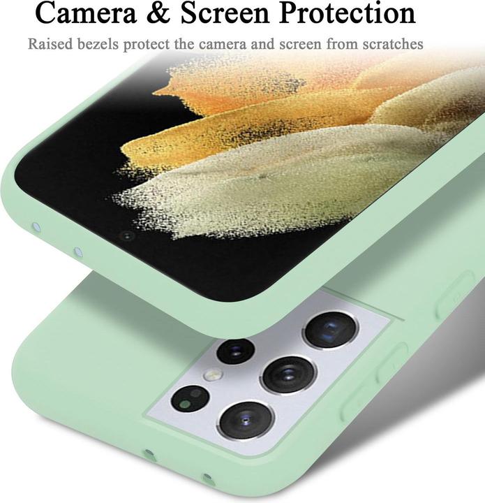 Produktbild Cadorabo TPU Liquid Silicone Case Cover (Samsung Galaxy S21 Ultra)