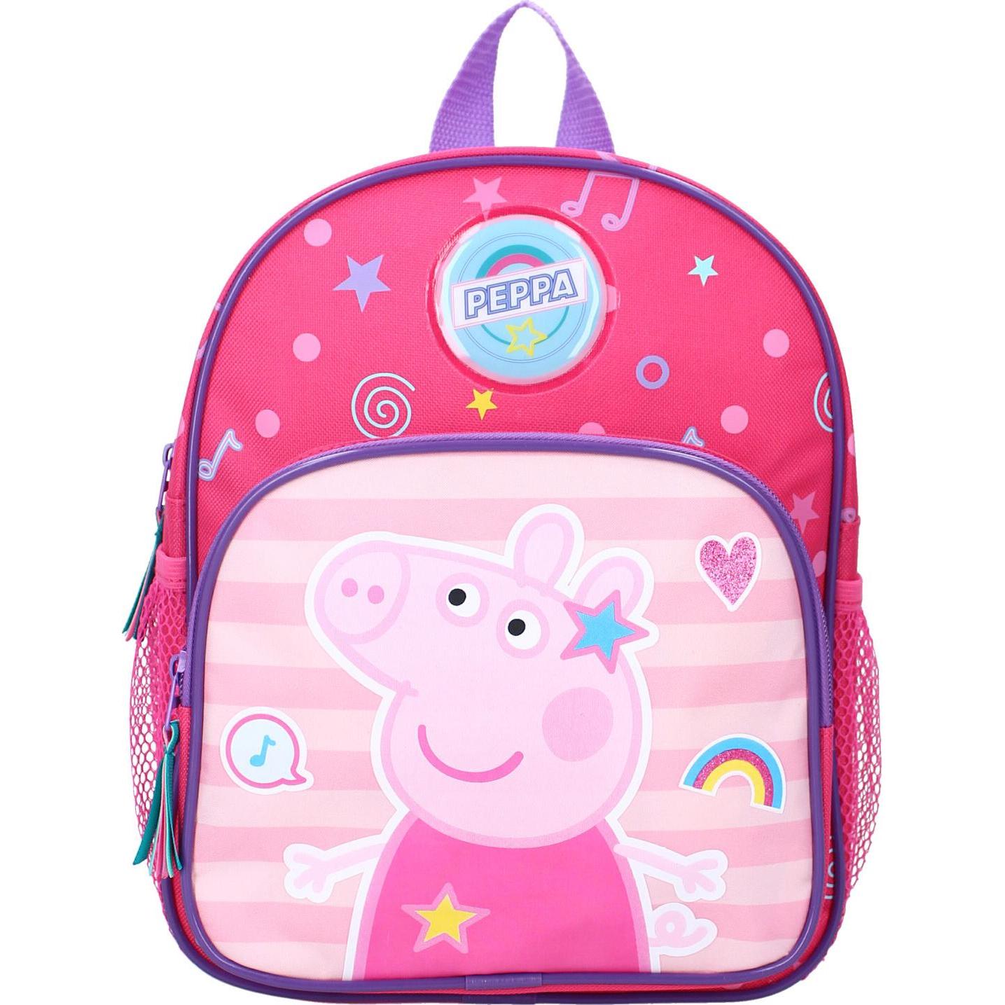 Vadobag, Kindergartentasche, Rucksack Peppa Pig Musik und Tanz, Mehrfarbig