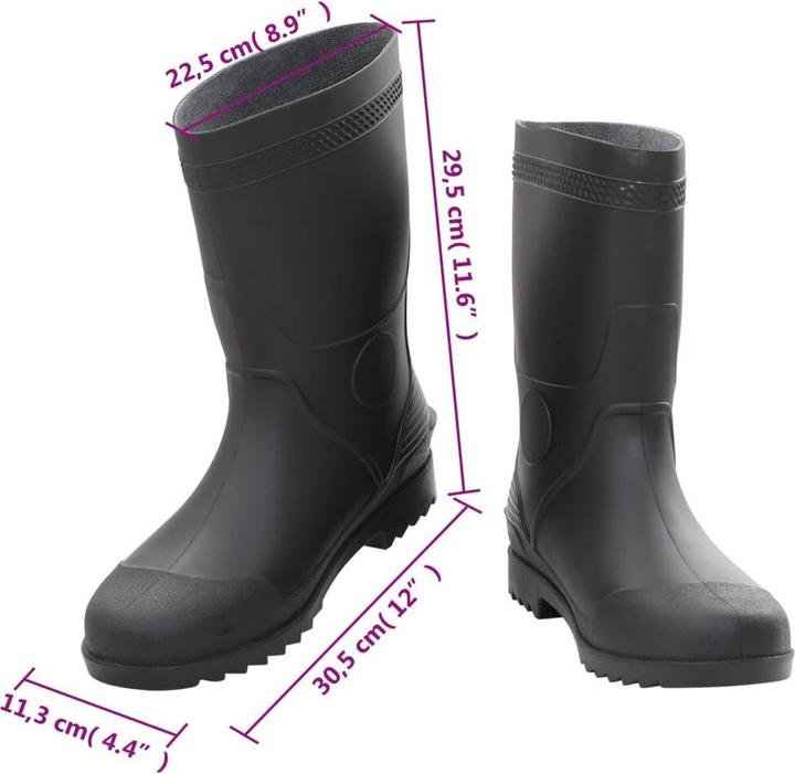 Actual product image vidaXL Gummistiefel (46)