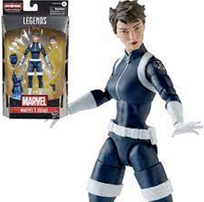 Actual product image Hasbro Legends Series Marvel's Quake, 15 cm tall action figure to collect, 5 accessories.