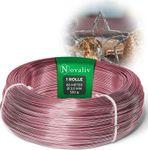 Image du produit Novaliv 60 Meter Aluminiumdraht 2mm Rosa, Basteldraht ideal als Biegedraht zum basteln, Vielseitig f (60 m)