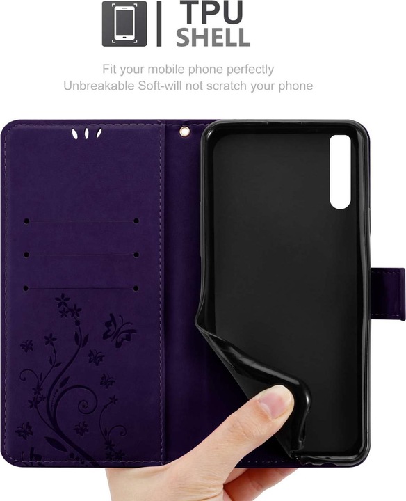 Produktbild Cadorabo Hülle für Sony Xperia L4 mit Blumen Muster (Sony Xperia L4)