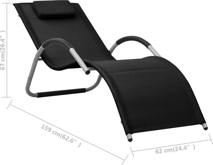 Immagine prodotto vidaXL Sonnenliege (159 cm)