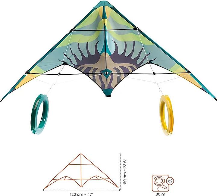 Produktbild Djeco Lenkdrache Green Wave