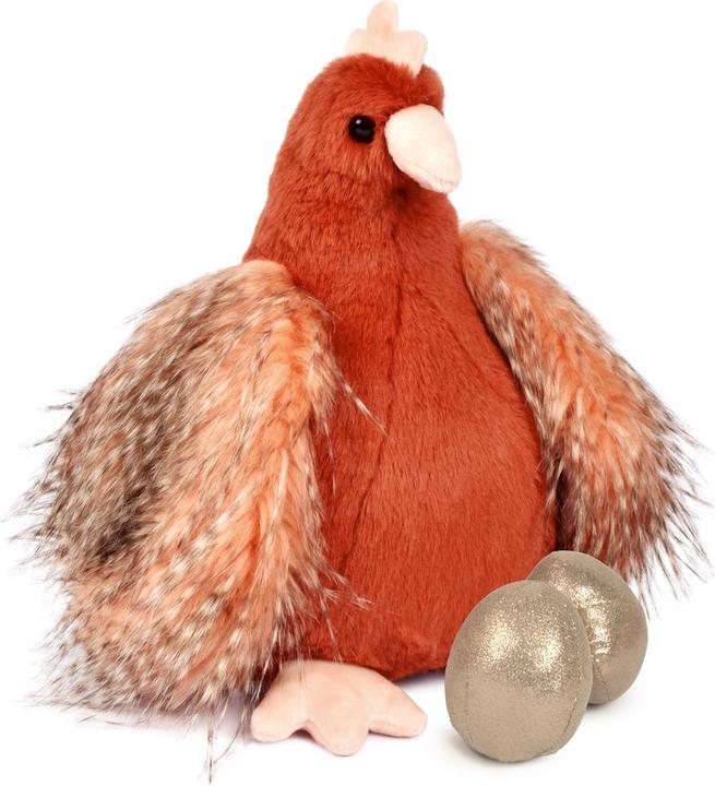 Doudou et Compagnie Huhn mit goldenen Eiern 28cm (MQ1) (28 cm)