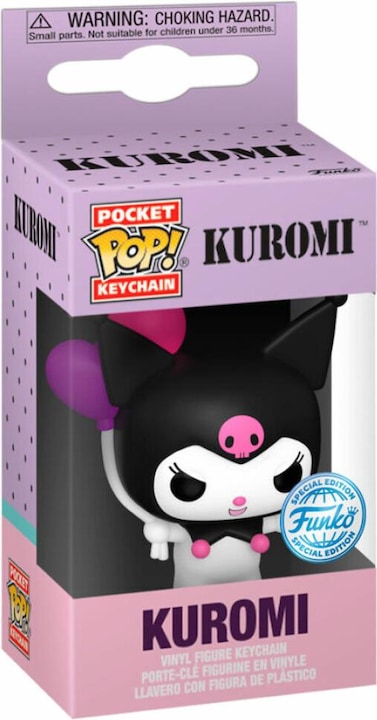 Produktbild Funko Hello Kitty présentoir porte-clés Pocket POP! Viny Kuromi(BLN) 4 cm (12)