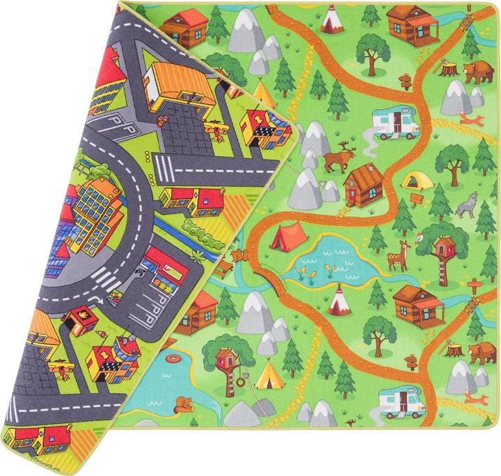 Produktbild Pergamon Strassenteppich Beidseitig Strassenlandschaften (133 x 133 cm)
