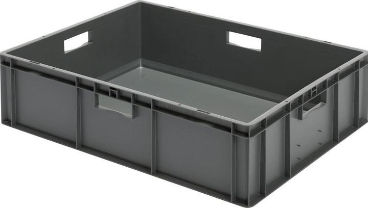 Actual product image kaiserkraft Euro format stacking containers, walls and bottom closed