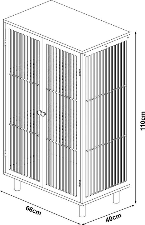 Immagine prodotto En.Casa Grong (66 x 40 x 110 cm)