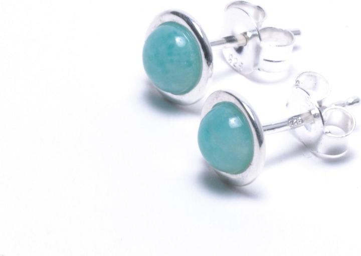 Immagine prodotto Balibay Panja Damen Ohrstecker mit Amazonit Steinen & Silber (Amazonite, Argento 925)