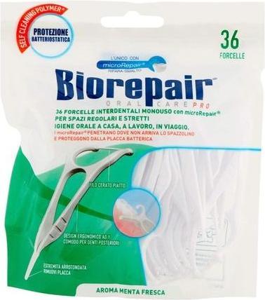 Biorepair Forchette interdentali antibatteriche 36 unità (25 ml)