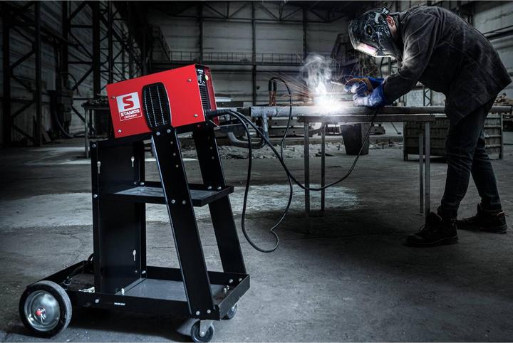 Produktbild Stamos Schweissgerät Elektroden Mobil E Hand Schweissgerät mma LED Display Igbt 200A