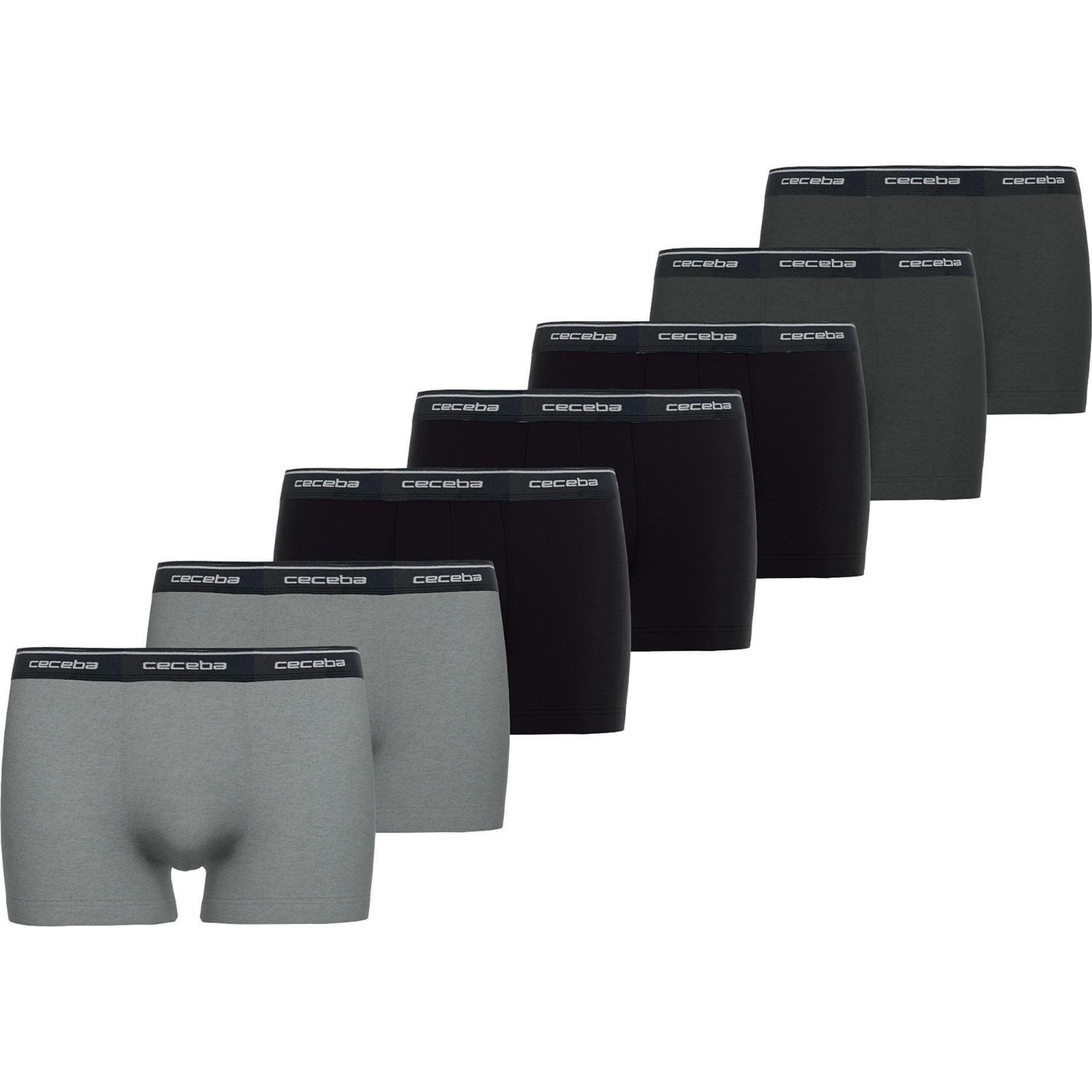 Ceceba, Herren, Unterhosen, Boxershort Casual Figurbetont, Mehrfarbig, (XXL, 7er Pack)