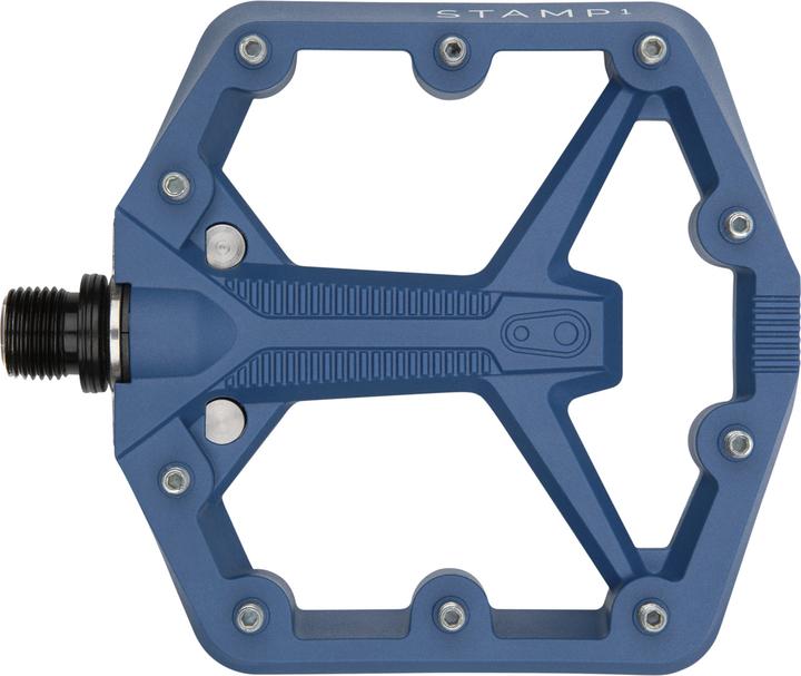 Actual product image Crankbrothers Pedal Stamp 1 small blau Gen 2