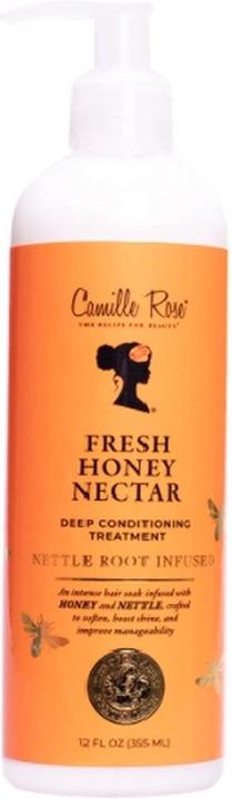 Camille Rose Fresh Honey Nectar Deep Conditioning Treatment for Hydrating, Stimulating Hair Growth and Adding Shi (355 ml)