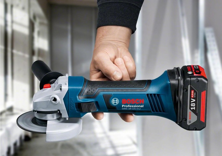 Produktbild Bosch Professional GWS 18-125 V-LI in L-Boxx / ohne Akku (125 mm)