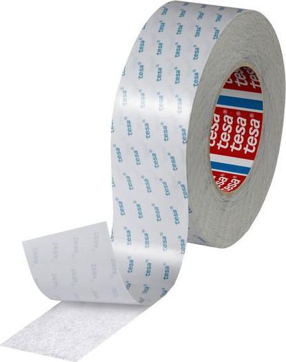 Image du produit tesa 04943-00008-04 Translucent Double Sided Cloth Tape, 0.100mm Thick, 8,1 N/cm, Non-Woven Backing (50 mm)