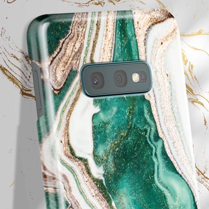 Actual product image iDeal Of Sweden Golden Jade Marble (Samsung Galaxy S10e)
