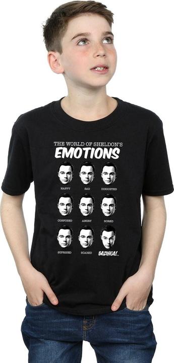 Produktbild Dam Jungen Sheldon Emotionen TShirt aus Baumwolle (140, 146)