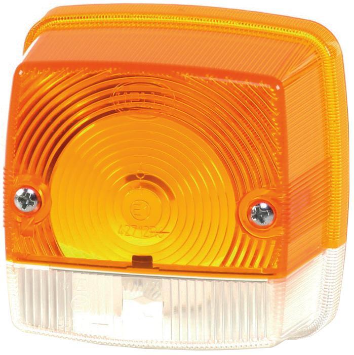 Actual product image Hella 2 light discs indicator lights halogen for AGCO