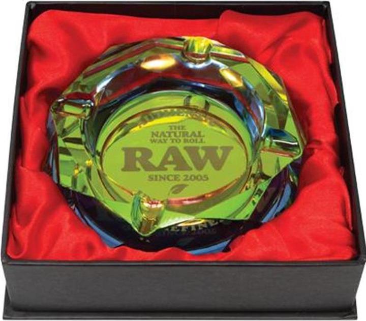 RAW Rainbow Glass Ashtray