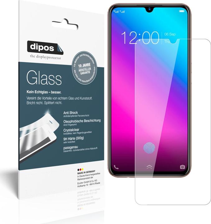 dipos I 2X Pellicola Protettiva Compatibile con Motorola One Macro Pellicola di Protezione Cristallo