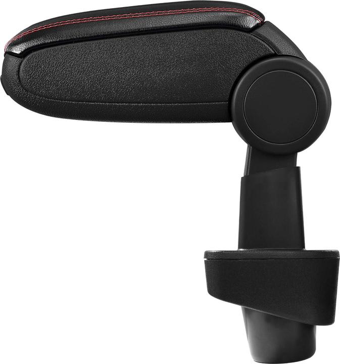 Produktbild Pro-Tec Mittelarmlehne Renault Clio mit Staufach Kunstleder Schwarz mit roten Nähten