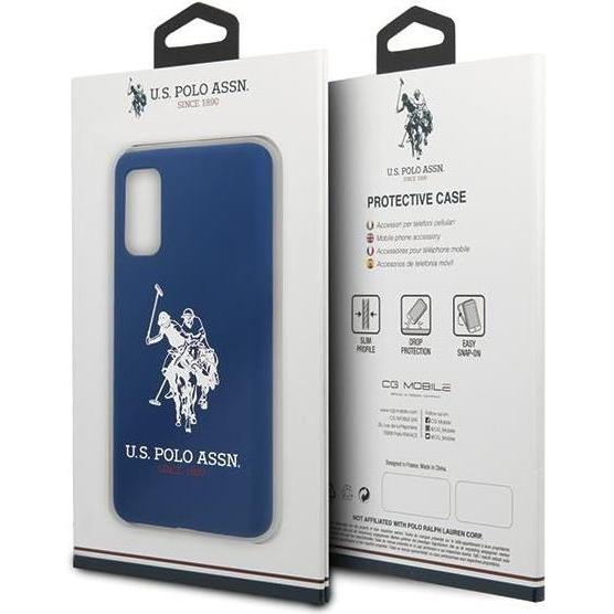 Thumbnail - U.S. Polo US Polo USHCS62SLHRNV S20 G980 dark blue (Samsung Galaxy S20), Smartphone Hülle, Blau