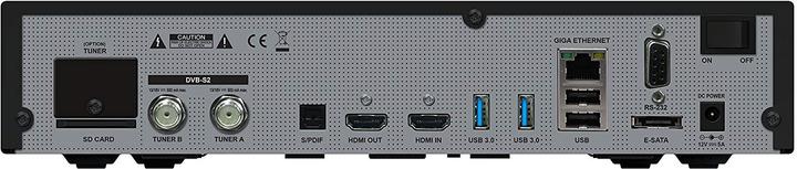Produktbild GigaBlue UHD Quad 4K (2 GB, DVB-S2, CI-Schacht)