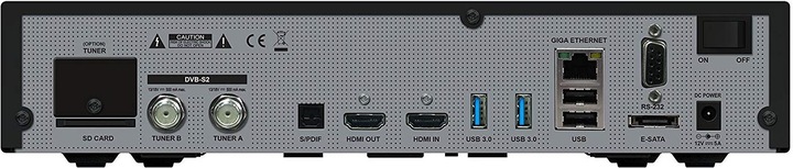 Produktbild GigaBlue UHD Quad 4K (2 GB, DVB-S2, CI-Schacht)