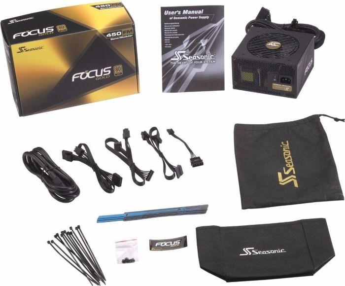 Actual product image Seasonic Focus Gold (450 W)