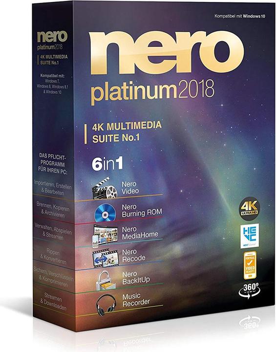 Produktbild Nero Platinum 2018 (unbegrenzt)
