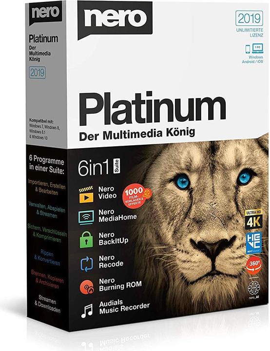 Produktbild Nero Platinum 2019 (unbegrenzt)