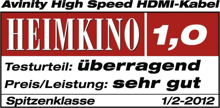 Actual product image Avinity HDMI (Typ A) — HDMI (Typ A) (2 m)